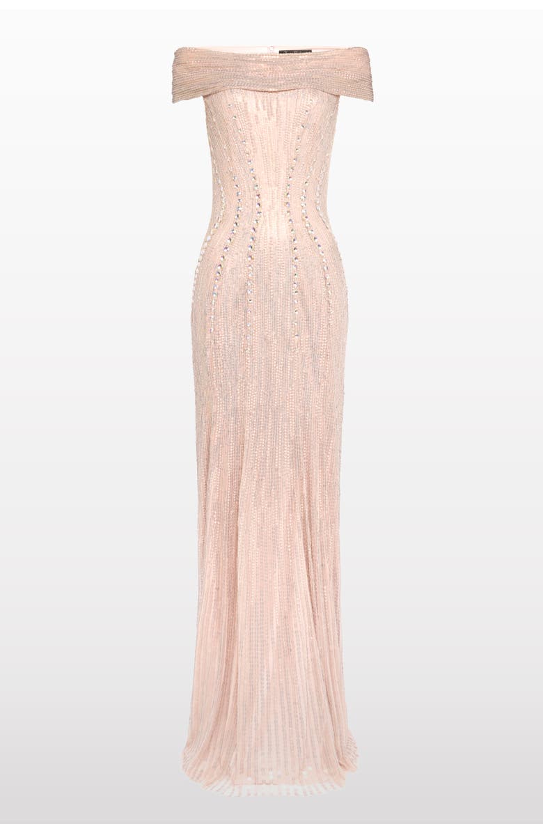 Jenny Packham Nile Dress, Main, color, Anemone
