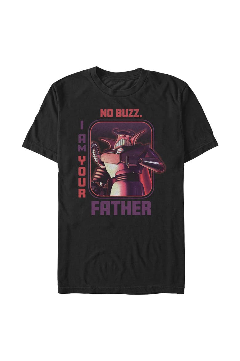 Mens Toy Story Zurg I Am Your Father T Shirt, Main, color, Black