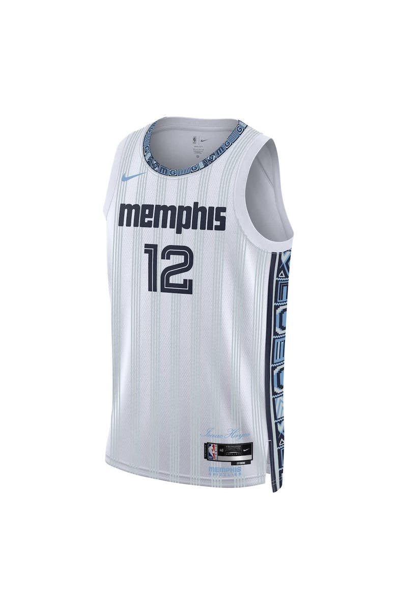 Nike Unisex Nike Ja Morant White Memphis Grizzlies 2025/26 Swingman Jersey - City Edition, Alternate, color, White