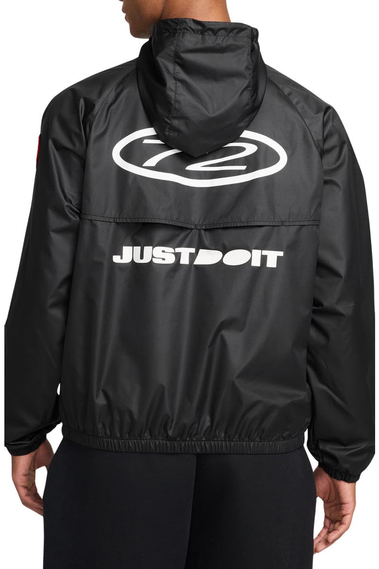 Windrunner Woven Jacket, Alternate, color, BLACK