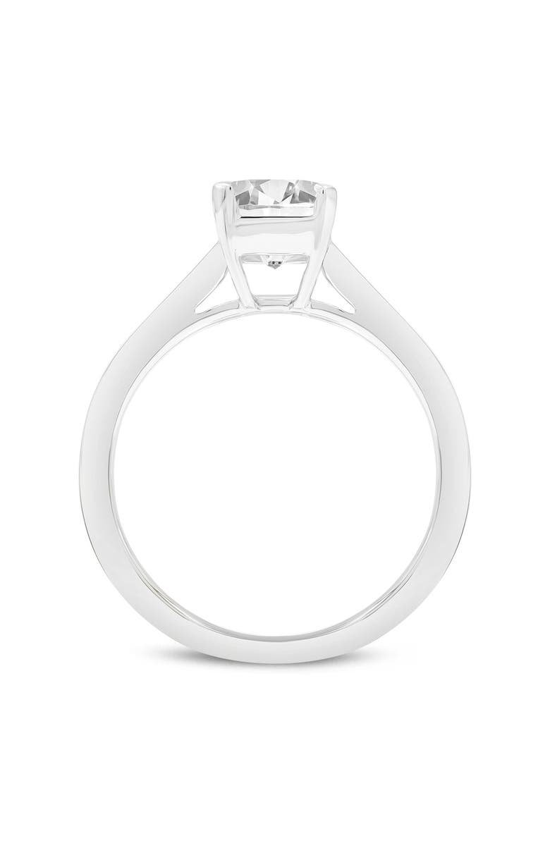 LuvMyJewelry Eris 14K Gold Emerald Lab Grown Diamond Engagement Ring - 3.2 Ct, Alternate, color, 14K White Gold