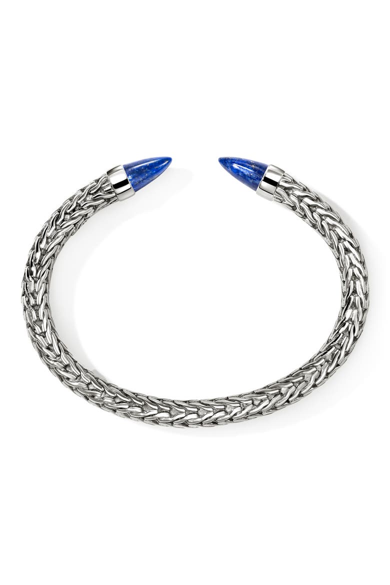 Spear 50 Cuff Bracelet, Alternate, color, SILVER