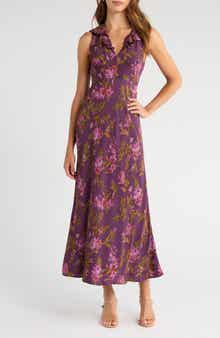 Treasure & Bond Ruffle Detail Sleeveless Midi Dress