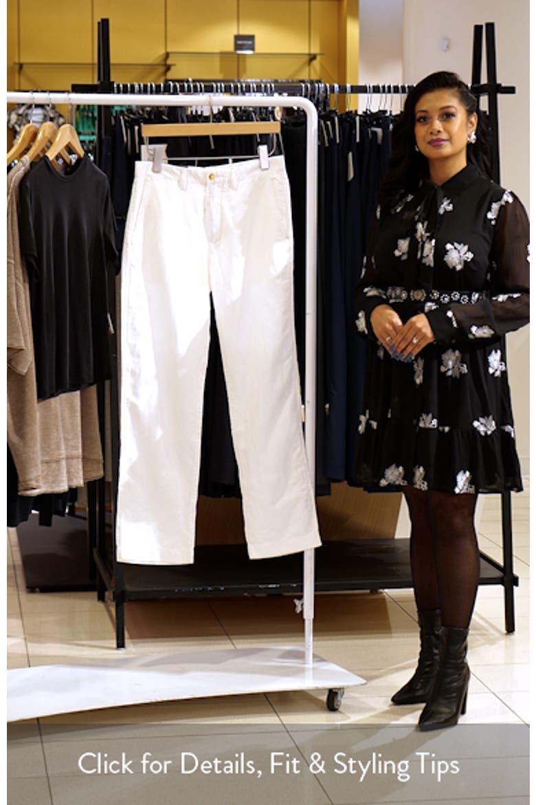 Bedford Classic Fit Linen & Cotton Pants video