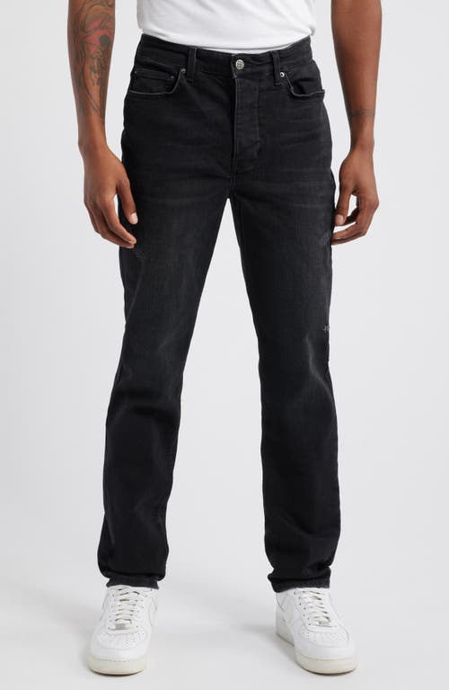 Ksubi Chitch Distressed Slim Fit Jeans in Black 