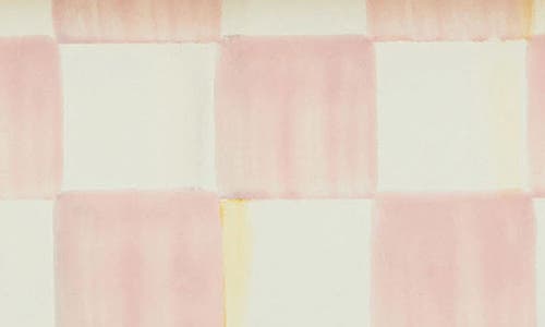 Mackenzie-childs Mackenzie Childs Rosy Check Enameled Steel 5 X 7-inch Picture Frame In Pink