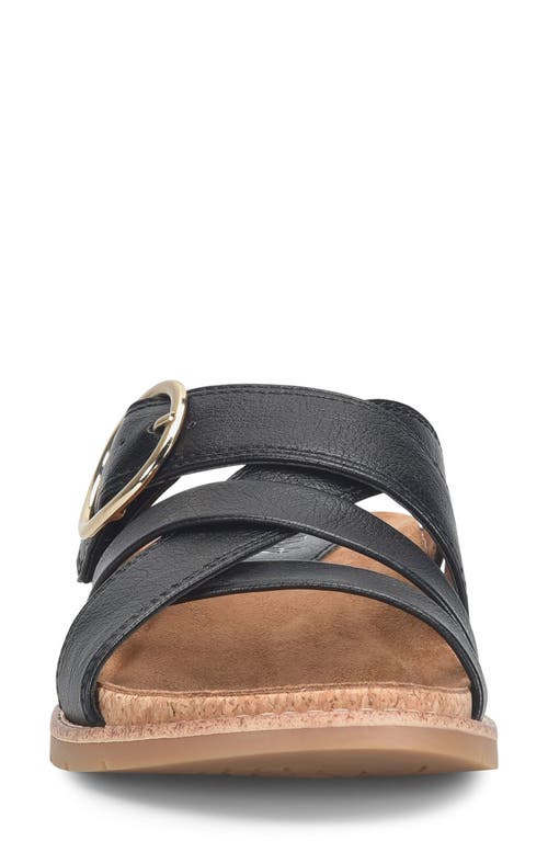 Eurosoft Georgette Slide Sandal In Black