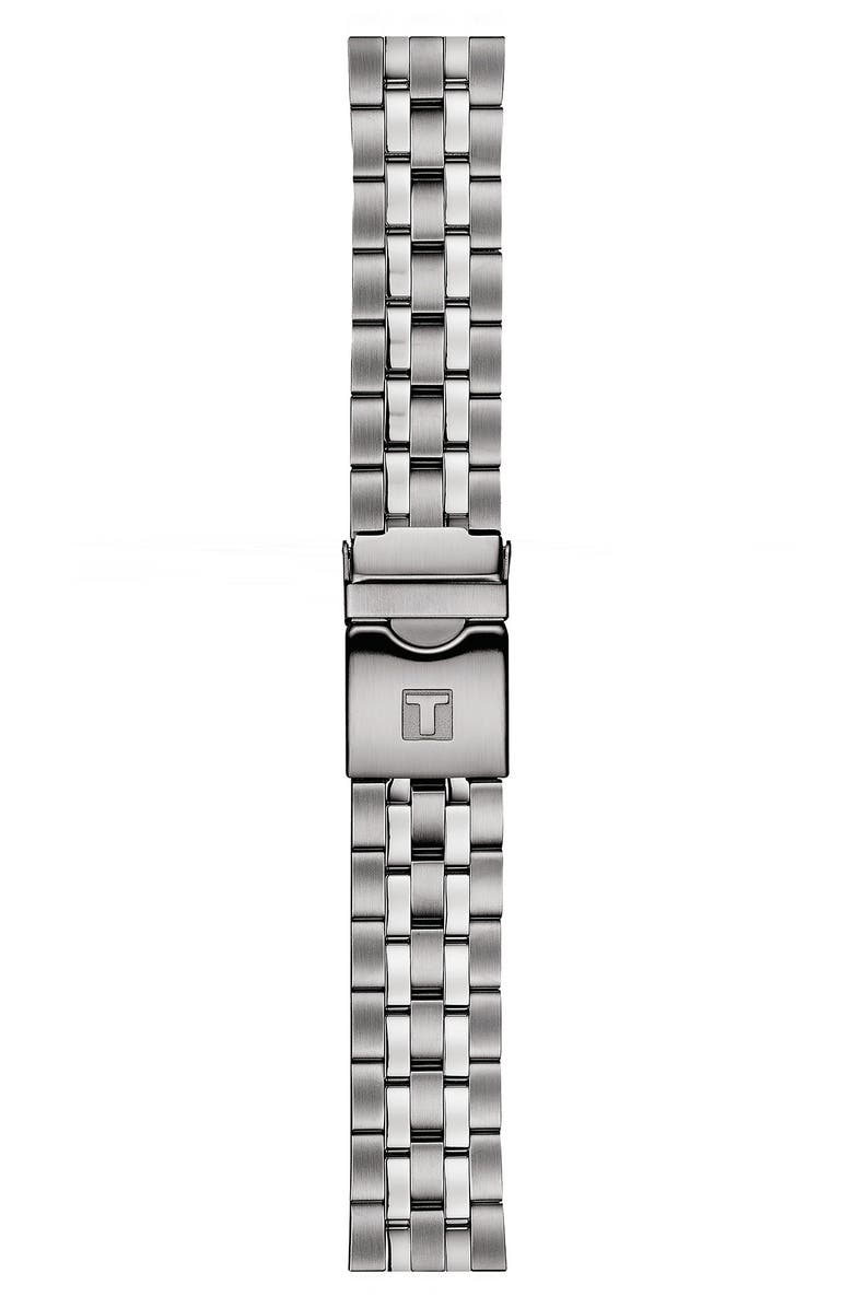 Tissot Seastar 1000 Powermatic 80 Bracelet Watch, 43mm, Alternate, color, Silver/ Black/ Silver