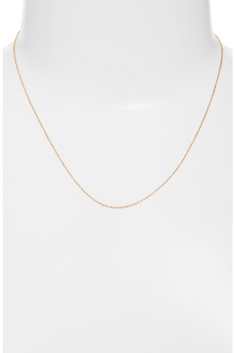 Chain Link Necklace, Alternate, color, YELLOW GOLD