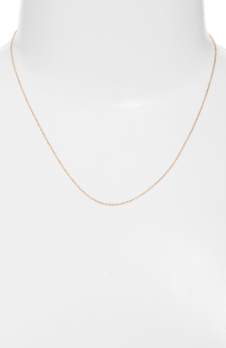 Anzie Chain Link Necklace, Alternate, color, Yellow Gold