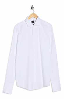 BOSS Hank Kent Slim Fit Cotton Dress Shirt