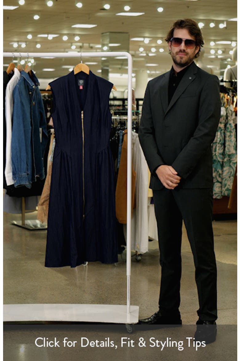 Zip Front Midi Dress video