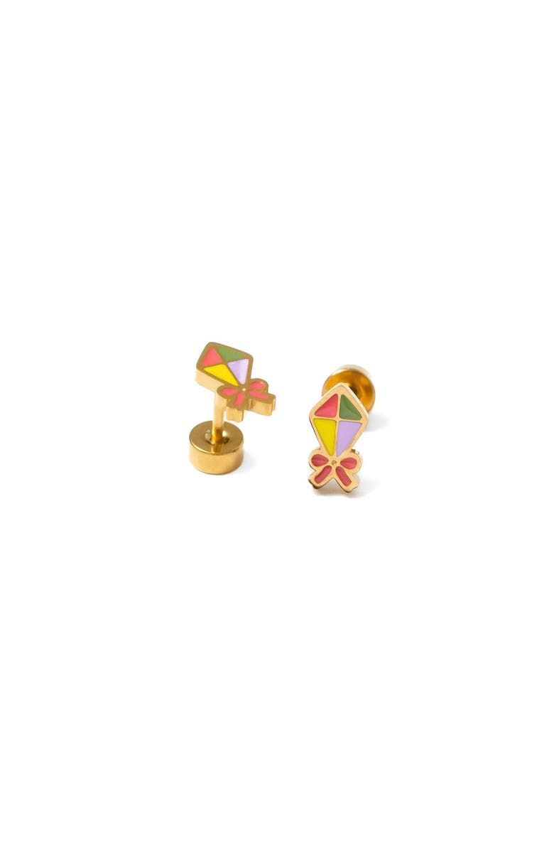 Pip Pop Kite Stud Earrings, Main, color, Multi