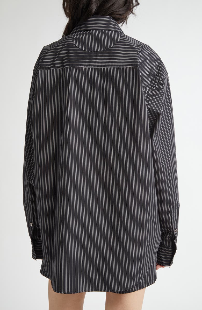 Commission Banker Stripe Button-Up Shirt, Alternate, color, 