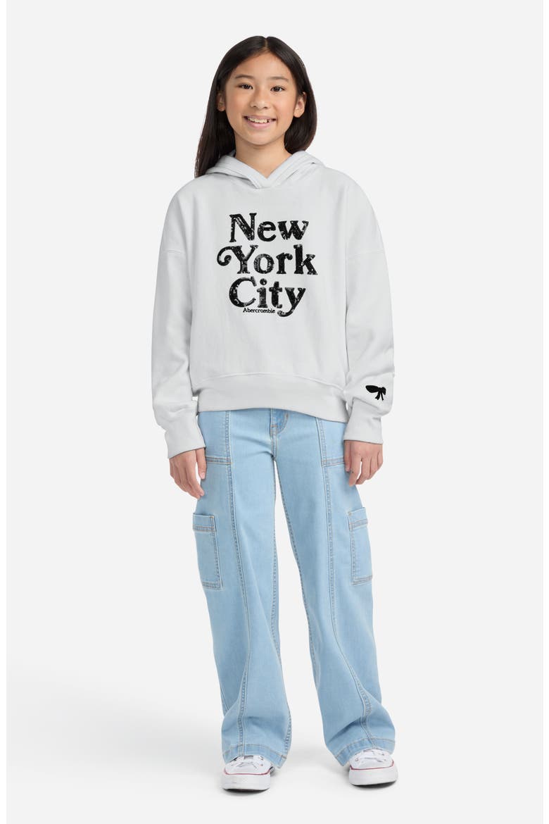 Kids' NYC Ballet Hoodie, Alternate, color, BRIGHT WHITE
