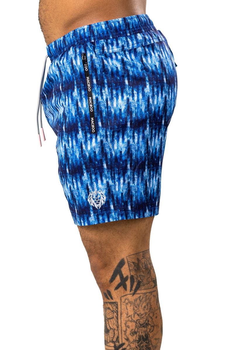 Maceoo Marthyr Swim Trunks, Alternate, color, Blue