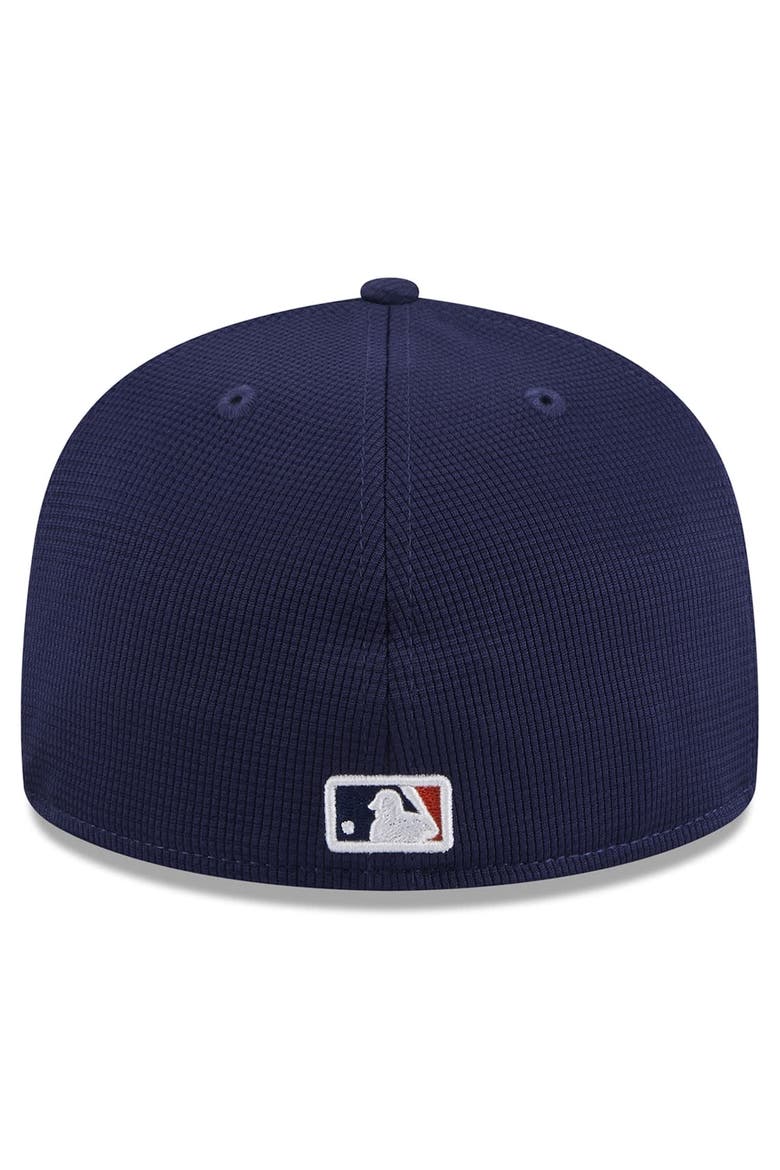 Men's New Era  Orange Houston Astros 2025 Batting Practice 59FIFTY Fitted Hat, Alternate, color, Orange