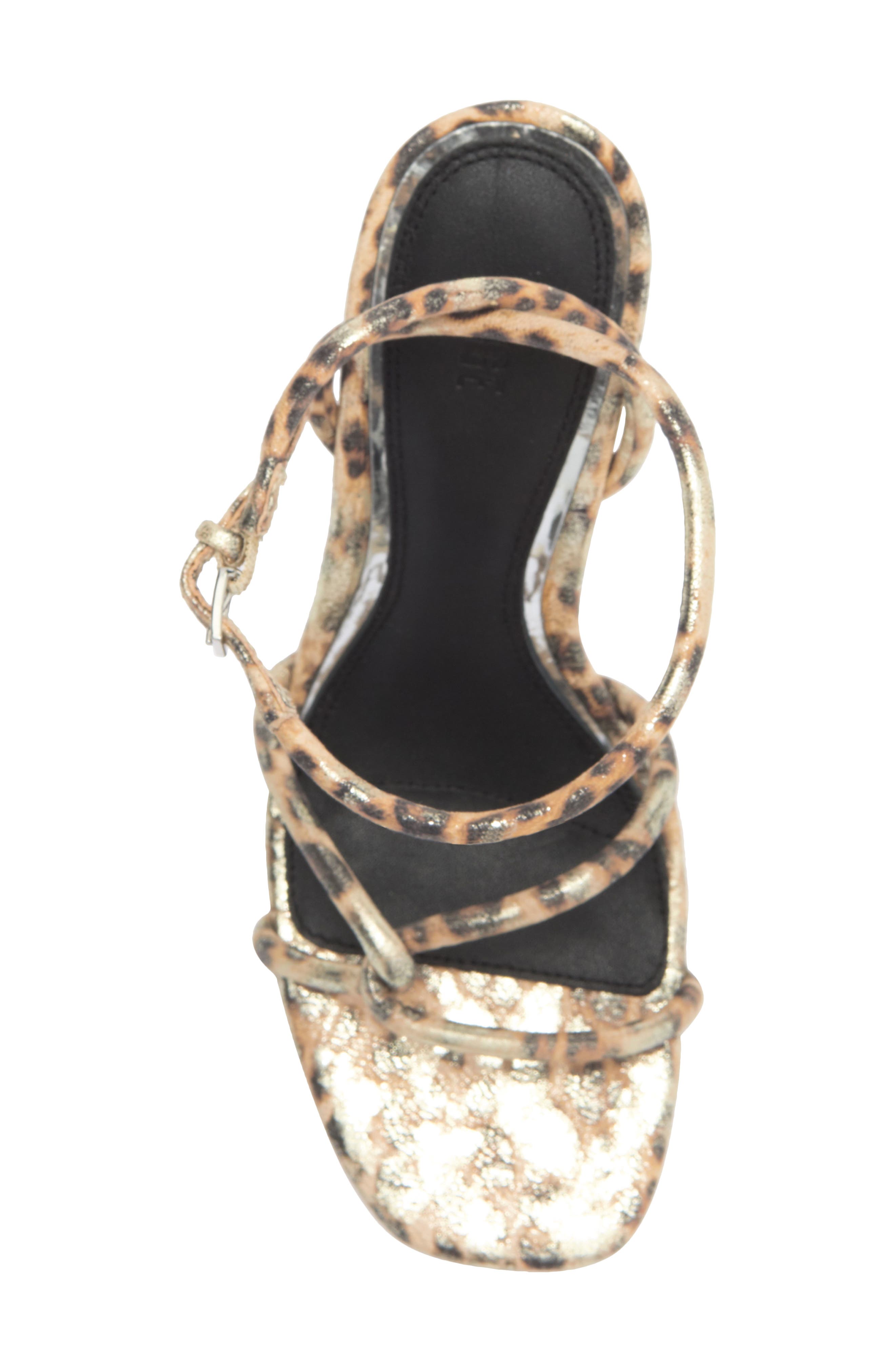 PAIGE Scottie Ankle Strap Sandal, Alternate, color, Leopard Multi