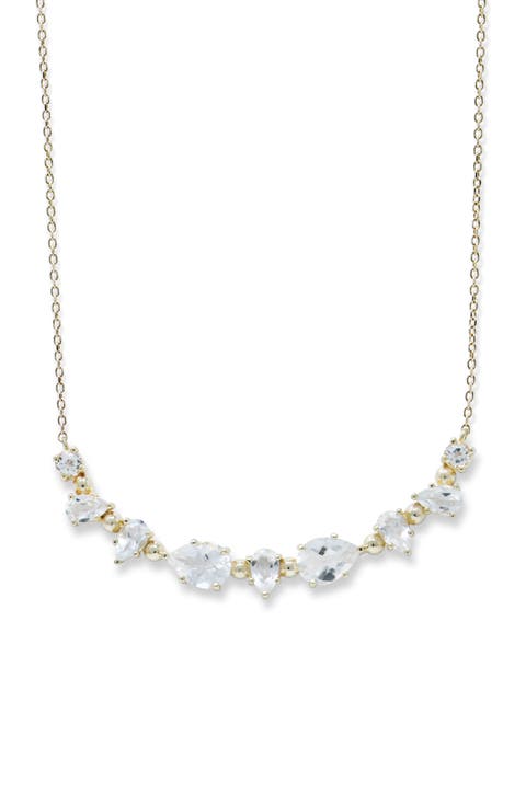 Mlia Curved Bar Necklace