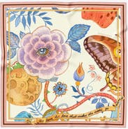 Bond & Grace Garrulous Flowers Art Scarf