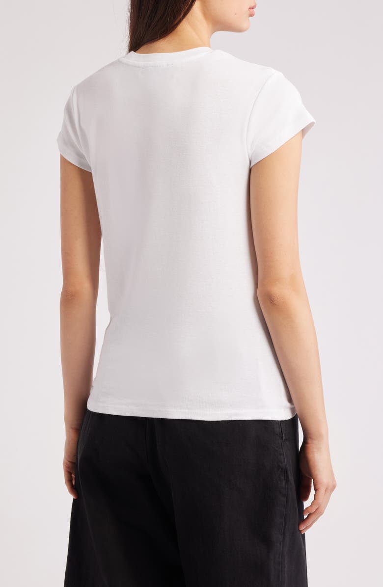 Topshop Everyday Cotton T-Shirt, Alternate, color, White