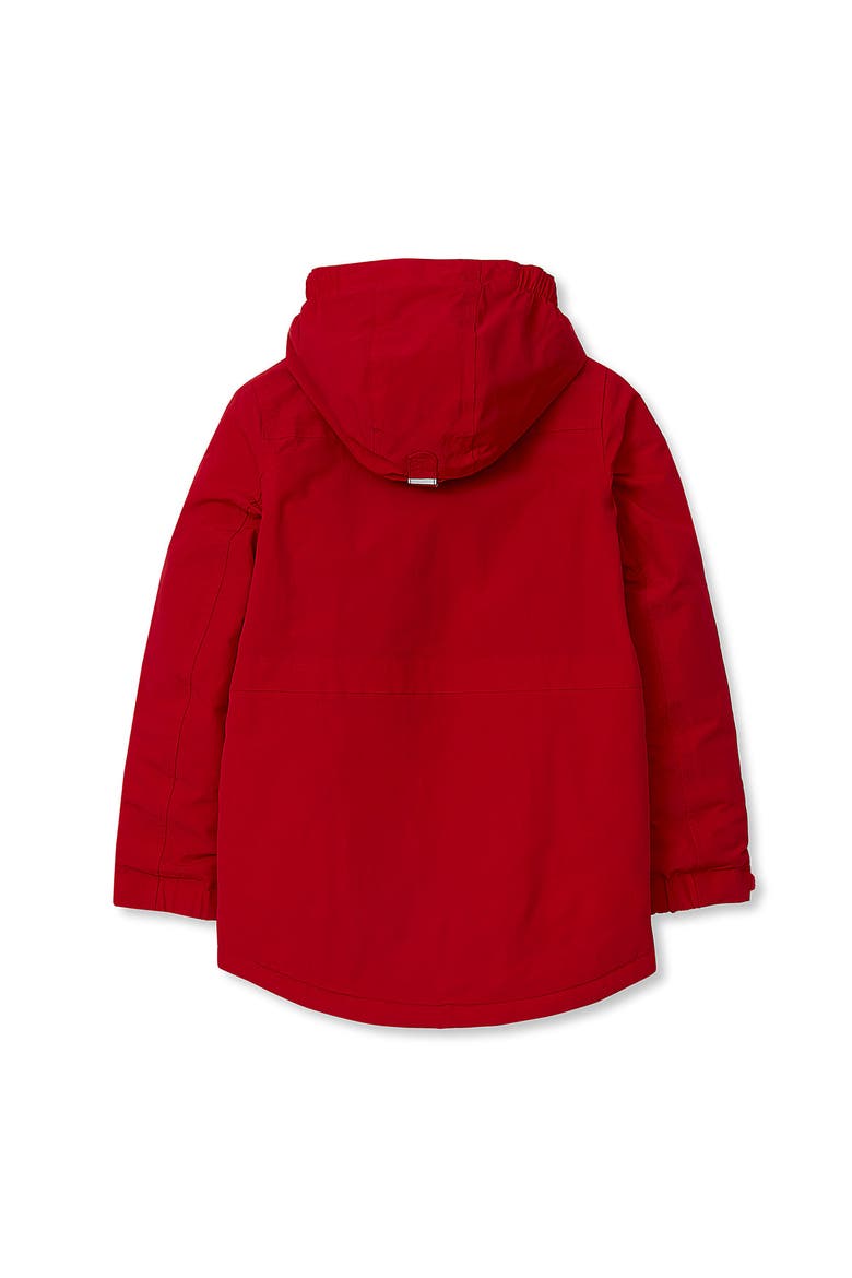 Kids Squall Waterproof Insulated Winter Parka, Alternate, color, Bright Red/Navy