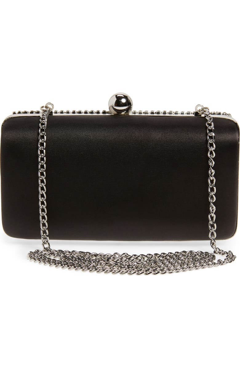Nordstrom Crystal Fringe Box Clutch, Alternate, color,