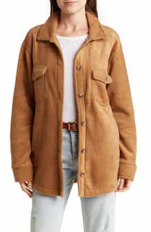 Thread & Supply Plaid Polar Fleece Shacket