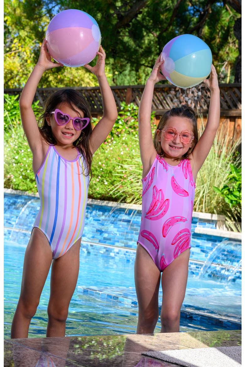 Candy Stripes Strappy One Piece Swimsuit, Alternate, color, Candy Stripes