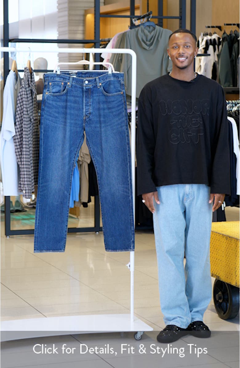 501<sup>®</sup> Slim Taper Selvedge Jeans, sales video thumbnail