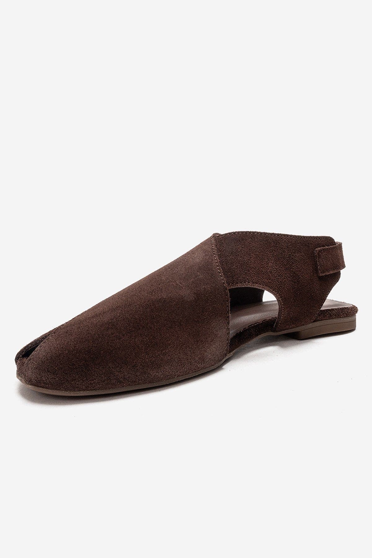 Forever & Always Shoes Monaro Leather Sandal, Alternate, color, Brown Suede