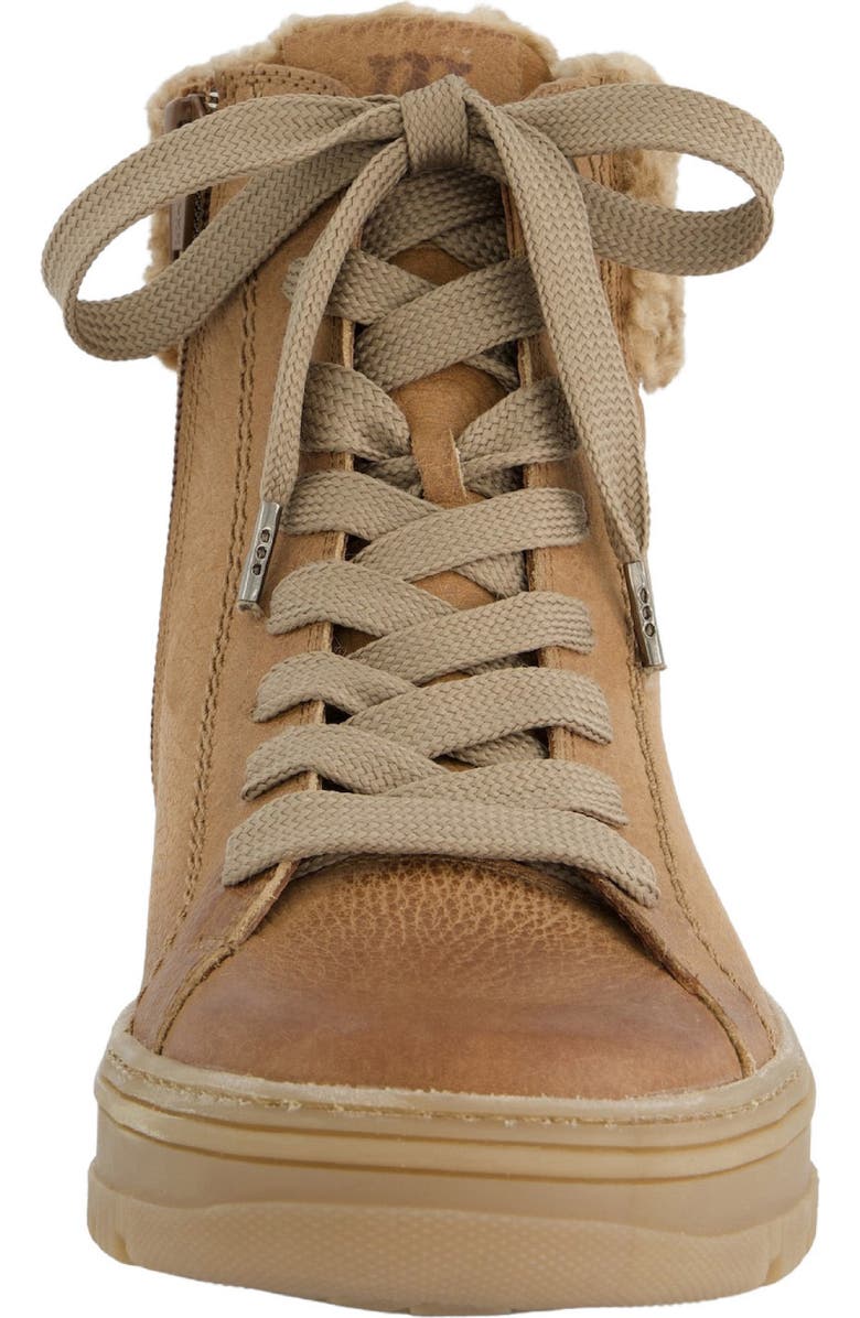 Paul Green Cambria High Top Sneaker, Alternate, color, Tan Grained Nubuck