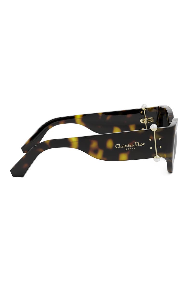 'DiorTribales B1I 55mm Cat Eye Sunglasses, Alternate, color, DARK HAVANA / SMOKE