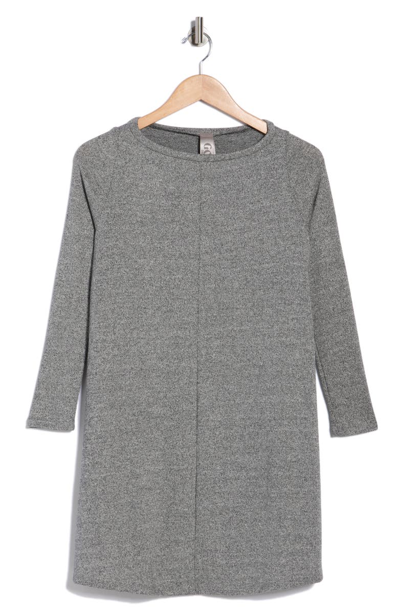 GO COUTURE Long Sleeve Sweater Dress, Alternate, color, Heather Grey