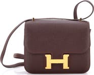 Pre-Owned Hermes Constance Bag Chevre Mysore 18