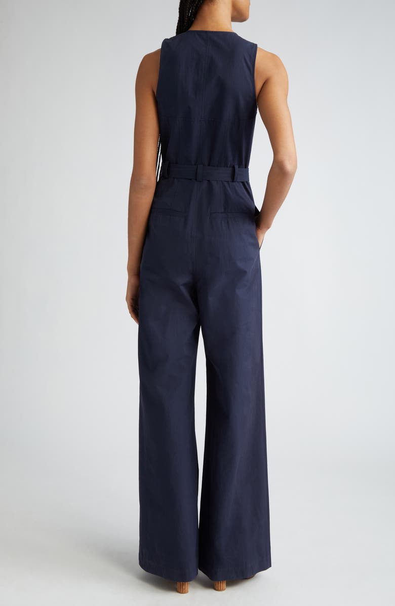 Ulla Johnson Marin Wide Leg Cotton Jumpsuit, Alternate, color, 