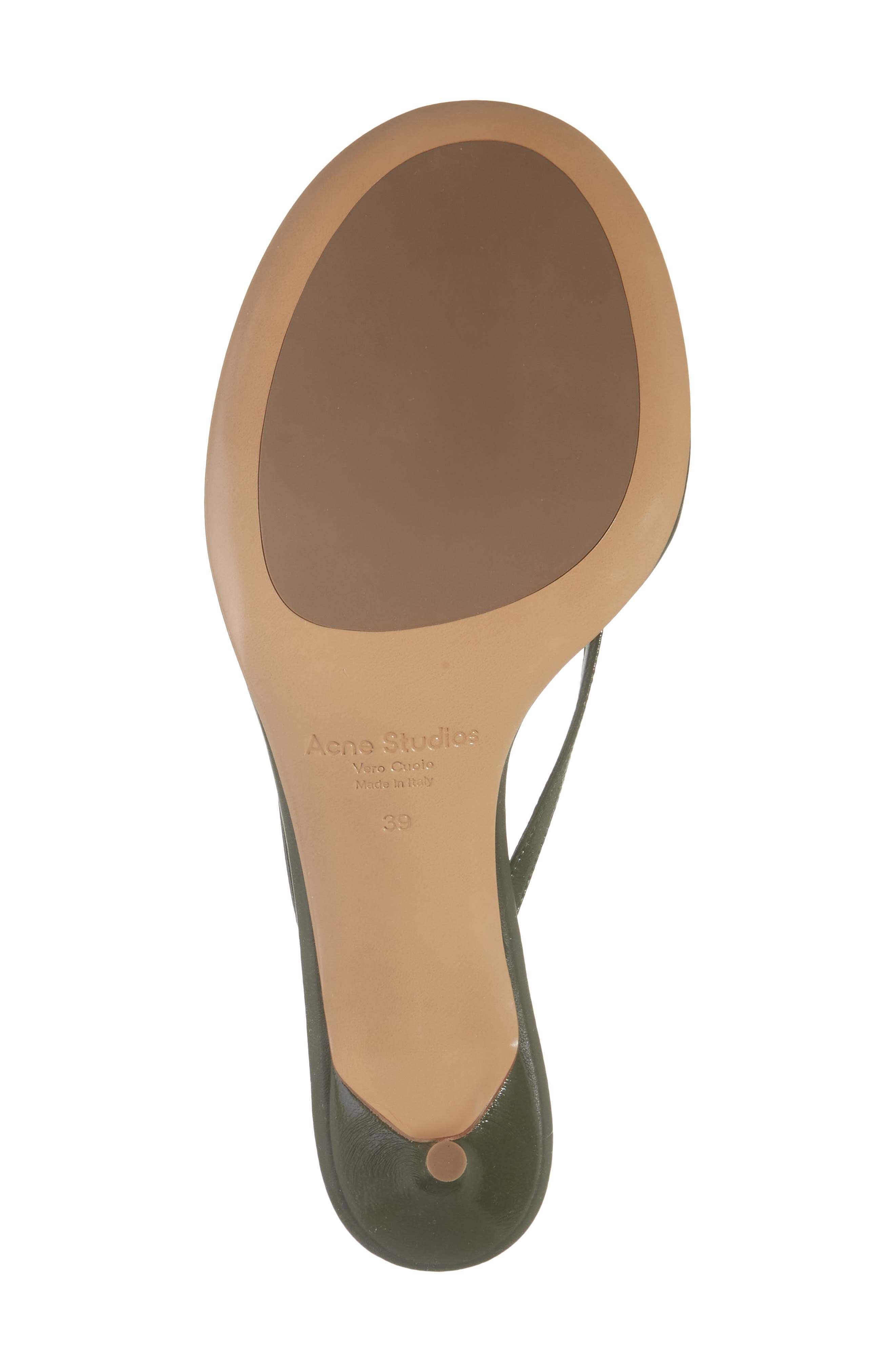 Acne Studios Kitten Heel Sandal, Alternate, color, Thyme Green
