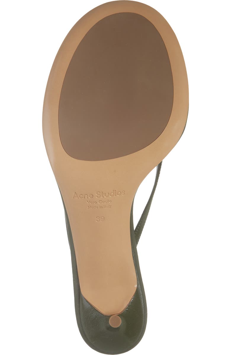 Acne Studios Kitten Heel Sandal, Alternate, color, Thyme Green