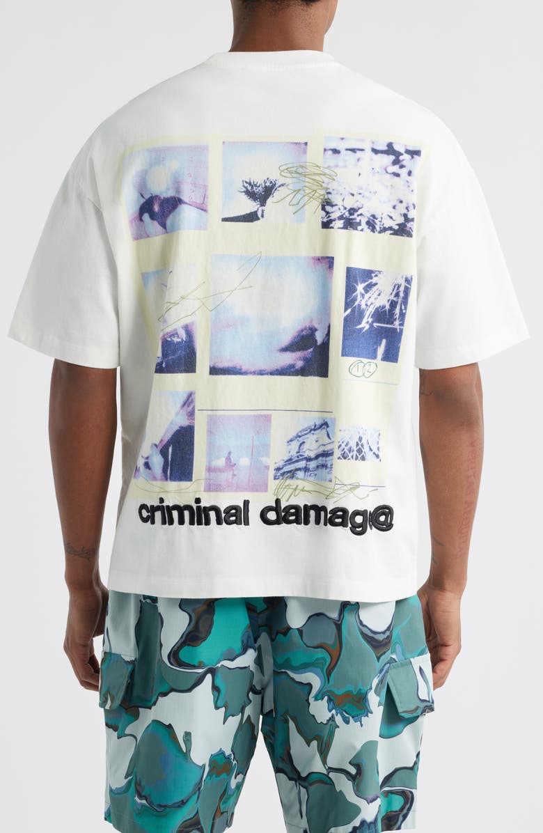 CRIMINAL DAMAGE Polaroid Graphic T-Shirt, Main, color, 