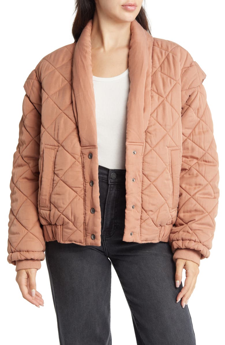 BLANKNYC Quilted Drop Shoulder Jacket, Alternate, color,