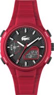 Lacoste LC33 Silicone Strap Watch, 45mm