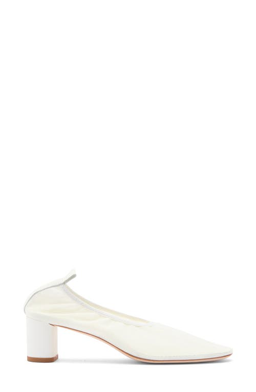 Reformation Betsy Illusion Mesh Pump In White