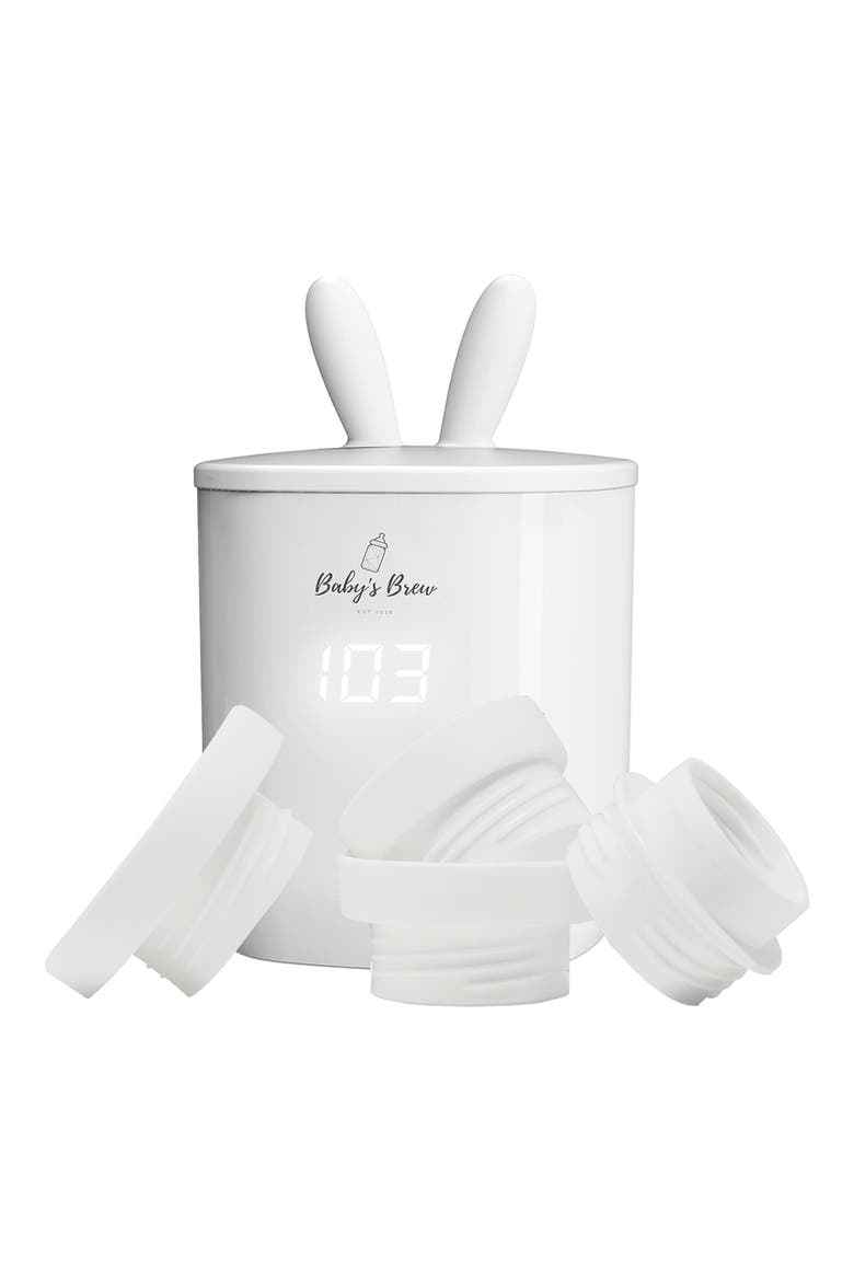 3.0 Portable Bottle Warmer & Set of 4 Adapters Set, Main, color, WHITE