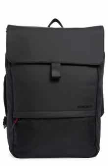 Rubberized Flap Laptop Backpack