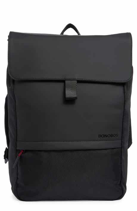Rubberized Flap Laptop Backpack