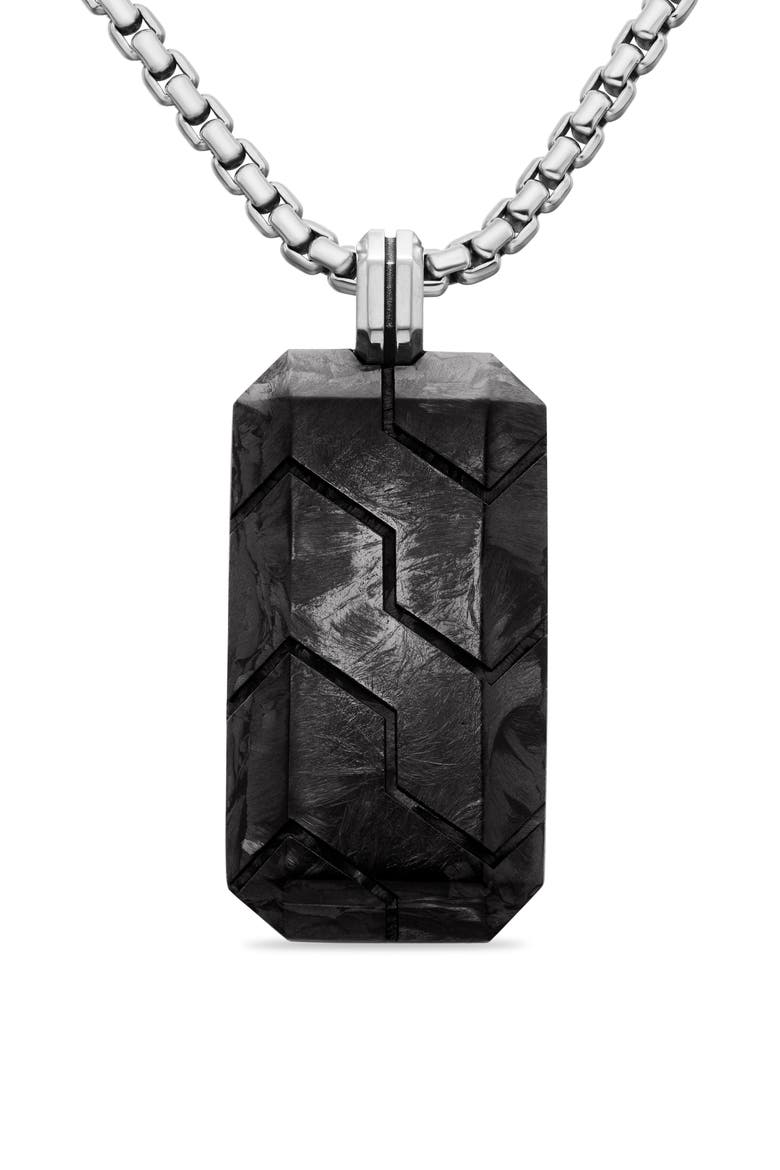 Forged Carbon Tag, Main, color, SILVER