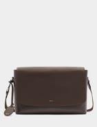 Bally Capitol Messenger Bag in Grained Leather