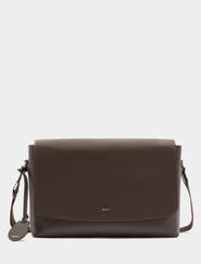 Bally Capitol Messenger Bag in Grained Leather