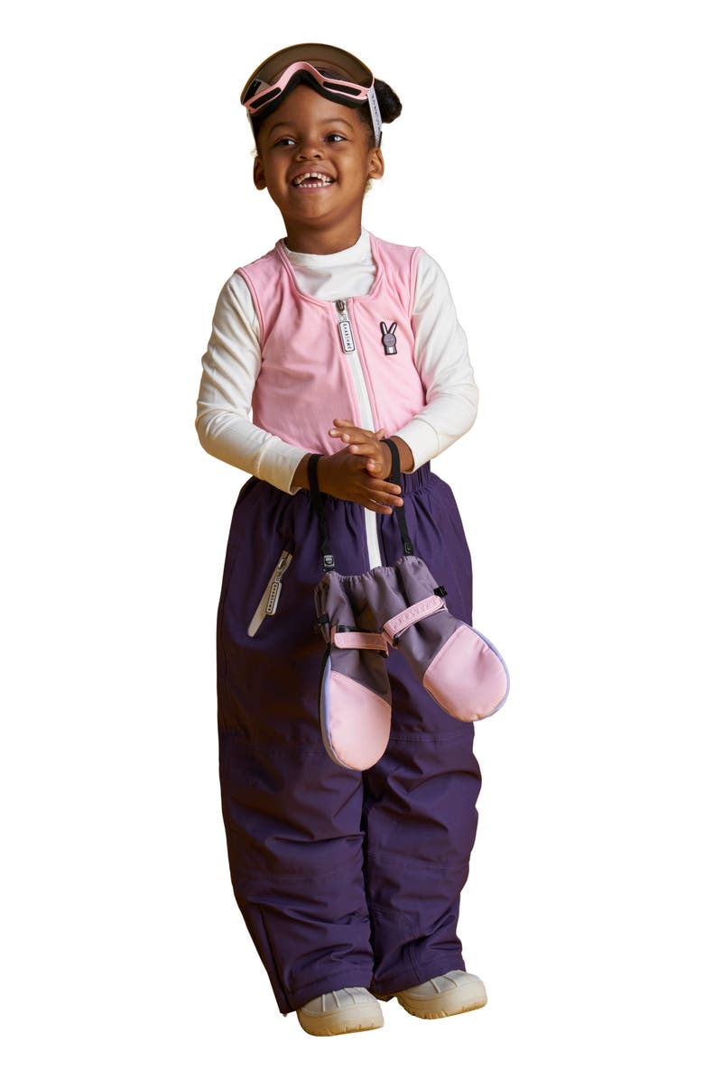 Roarsome Hop the Bunny Ski Pants, Alternate, color, Purple