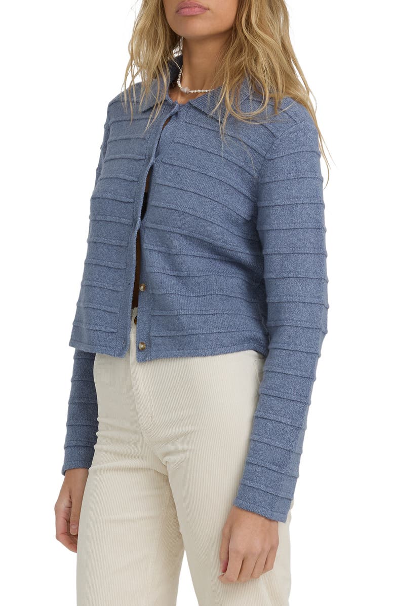 Billabong Ayla Sky Cardigan, Alternate, color, Stone Blue